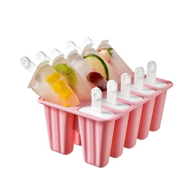 Dicing Machine 10 New  Slicone Ice Tray Maker Homemade DIY Popsicle Ice Cream