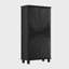 Armoire de rangement haute 64 "avec porte et tiroir