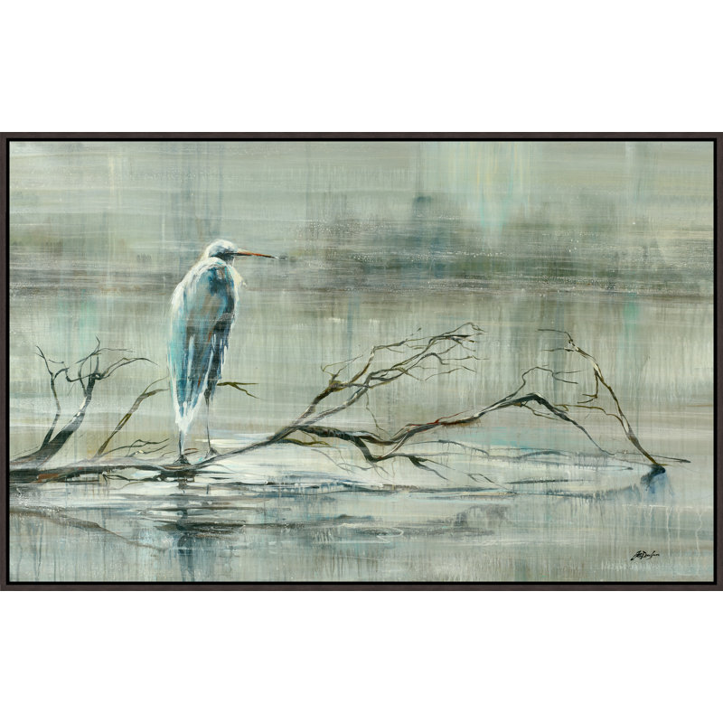 Out on a Limb - Peinture sur toile à cadre flottant, H 41,75 po x l 65,75 po