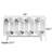 Luicana 63 " W Stainless Steel Sideboard
