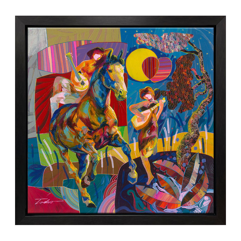 By My Side by Tadeo Zavaleta - Single Picture Frame Painting on Canvas