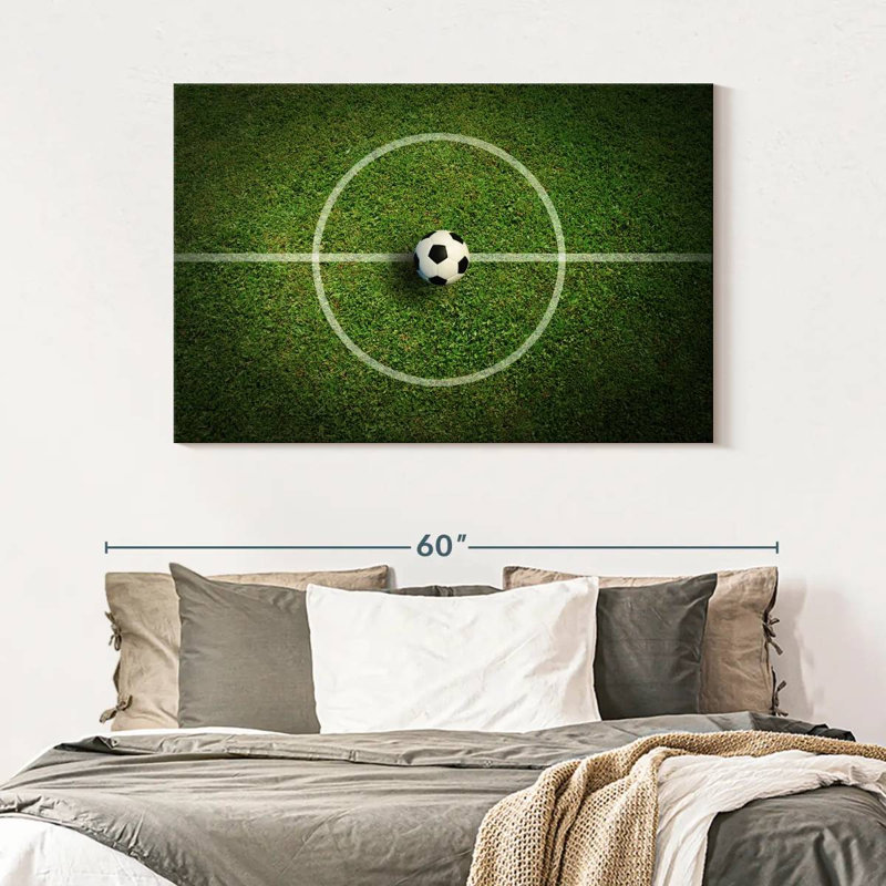 Ballon de football Sireci sur la ligne, H 32 po x l 48 po