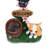Sitting Pug Dog Planter Statue