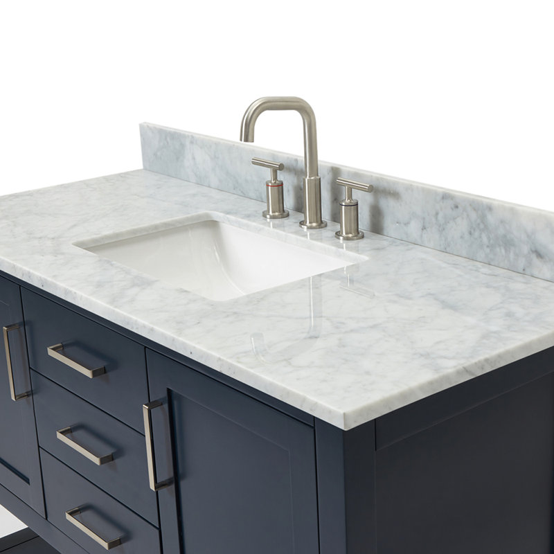 Bayhill 49'' W Single Vanity, Midnight Blue