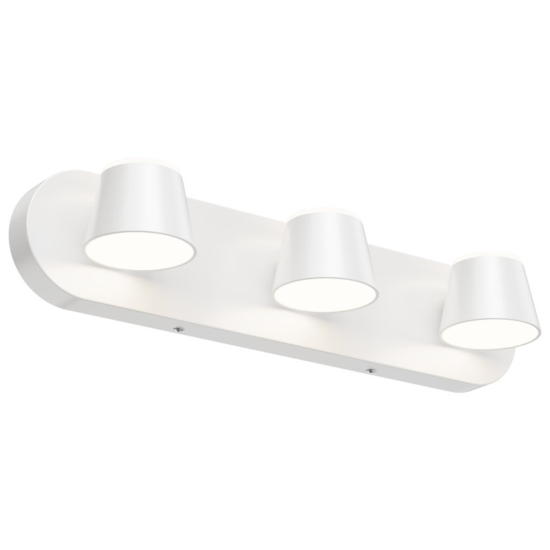 Boze Dimmable LED Vanity Light, White, 3