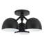Plafonnier semi-encastré noir 13 po Fosso-124959502