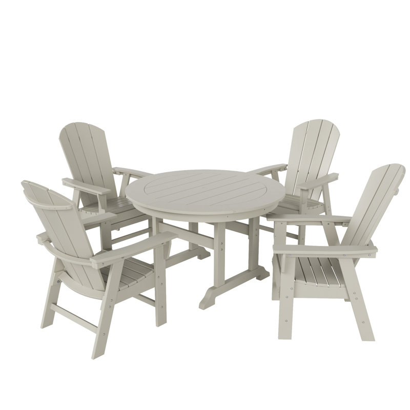 Ensemble de salle à manger pour 4 personnes Laguna, Sable