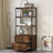 Bookcase, 4-Tier Bookshelf With 2 Drawers, Etagere Standard Book Shelves Display Shelf For Home Office-322796197