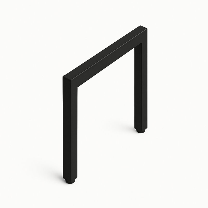 Kubista 1" Double Bathroom Vanity Base Only, Matte Black