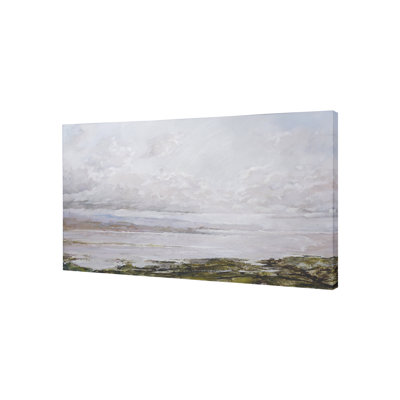 Sea View a Hand Embelished Textured Canvas