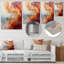 - Impression murale abstraite spirales en métal-99556893