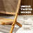 Solid Wood Twisted Wicker Foldable Reclining Bistro Set of 3