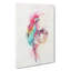 Scarlet Macaw Parrot In Abstract - Wrapped Canvas Painting-55341221