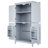 4-Door Grey Bathroom Storage Cabinet With Adjustable Shelves, Improve Efficiency Space Design For-679713934