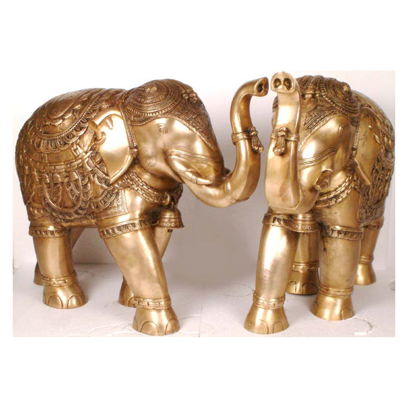 La paire d'éléphants