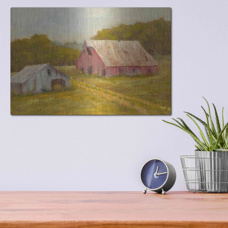 «Country Barns» par Marilyn Wendling, H 12 po x l 16 po
