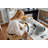 Polly 53'' Silver LED Task Floor Lamp