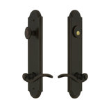 Complete Arc Entry Lever Set with Single Cylinder Deadbolt