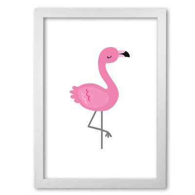 Children's Animals, Flamingo - Print
