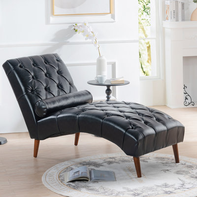 Chaise longue rembourrée