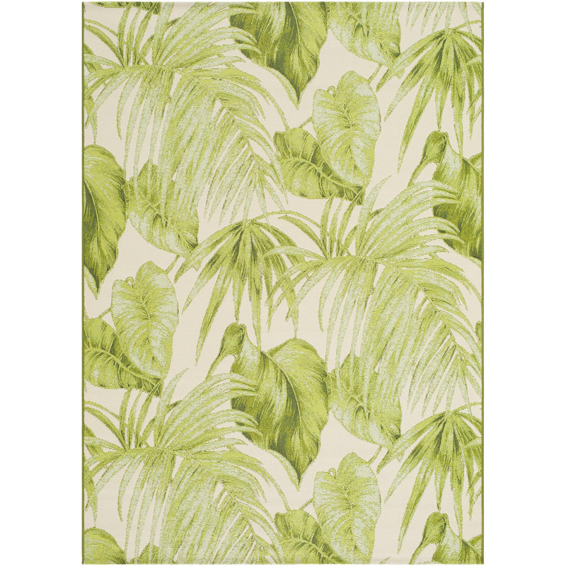 Conswala Machine Woven Indoor/Outdoor Area Rug, Rectangle 5'3" x 7'1"