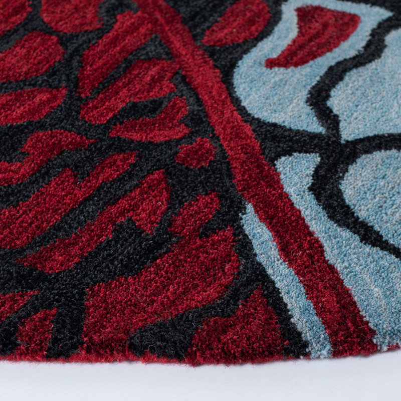 Tanner Wyndham Hand Tufted Wool Floral Rug, Runner 2'3" x 9'