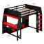 Lit mezzanine avec bureau Gaming