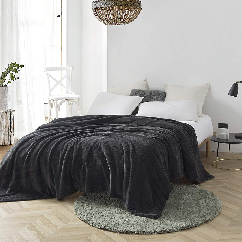 Other Items Coma Inducer Fleece Sheet Set, Twin XL Sheet Set + Fitted Sheet + 1 Pillowcases, Pewter
