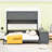Queen Wall-Mounted Murphy Bed with Desk, Storage Cabinets and Shelves-1203634548