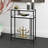 Adamsville 55.9cm Glass Top Console Table-1207625584