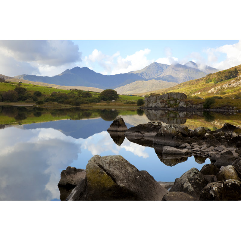 Lake And Mountains - Wrapped Canvas Print, 30cm H x 46cm W x 3.8cm D