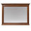 Wayside Inn Rectangle Solid Wood Beveled Wall Mirror