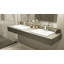 Ensemble de meuble-lavabo flottant avec planche imperméable orange Original - Original Vanity Bracket® 60 "
