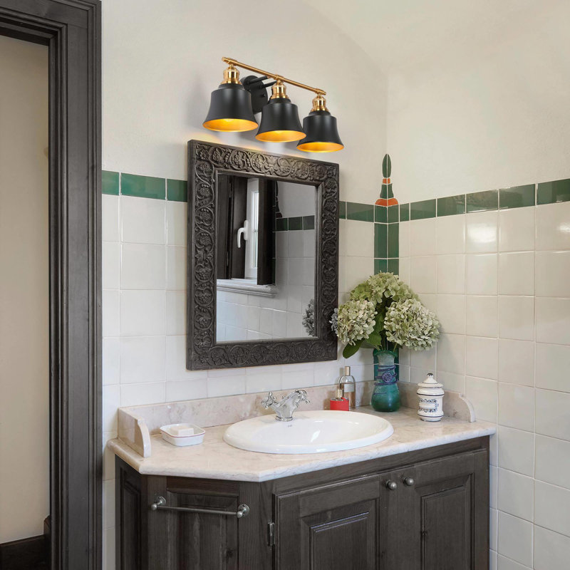 Éclairage de salle de bain à intensité variable 3 lumières, 3