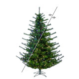 Vickerman 10' x 84" Lodge Pole Pine Artificial Pre-Lit Christmas Tree with 1500 LED Color Changing 3mm Low Voltage 8 Function Wide Angle Coaxial Lights