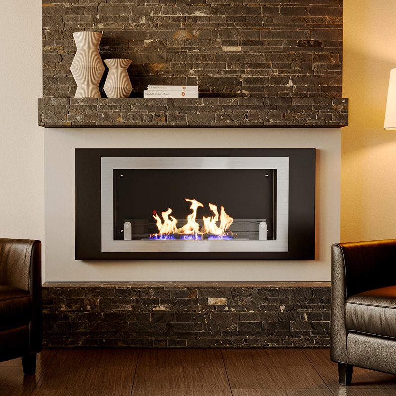 Tober Rebrilliant 11cm W Silver Electric Fireplace