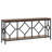 Très longue table d'appoint 70,86 po, console 2 niveaux-209094327