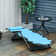 Frates Outdoor Metal Chaise Lounge