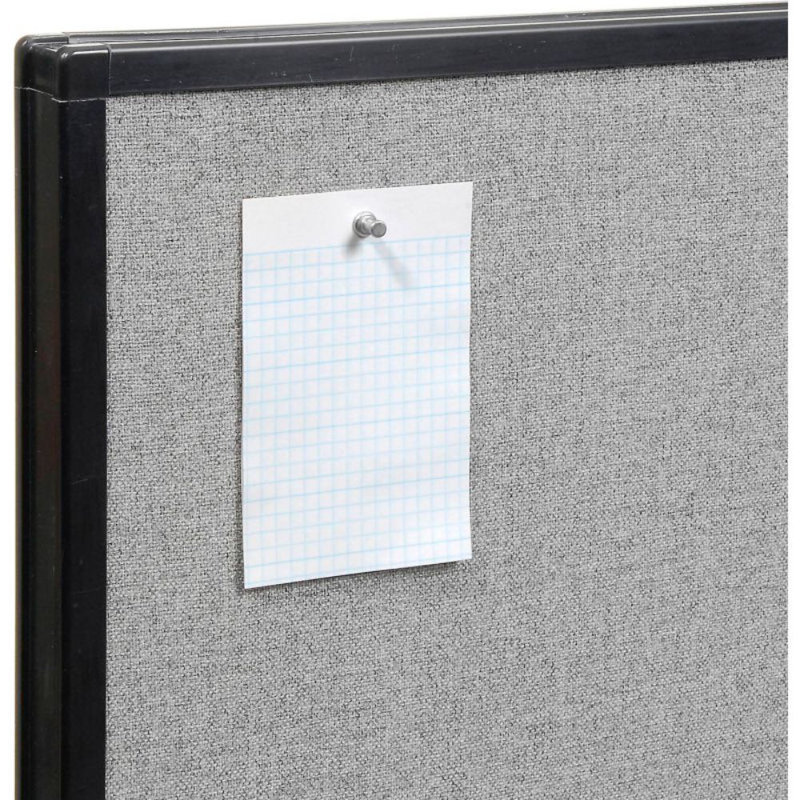 Bureau à cloisons, gris
