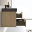 Meuble-lavabo mural simple de 30 po avec comptoir à surface solide avec trop-plein, pré-assemblé-313202185-313203127-303615347