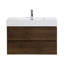 Ensemble de meuble-lavabo mural l 35,8 po Kengue-1006489935