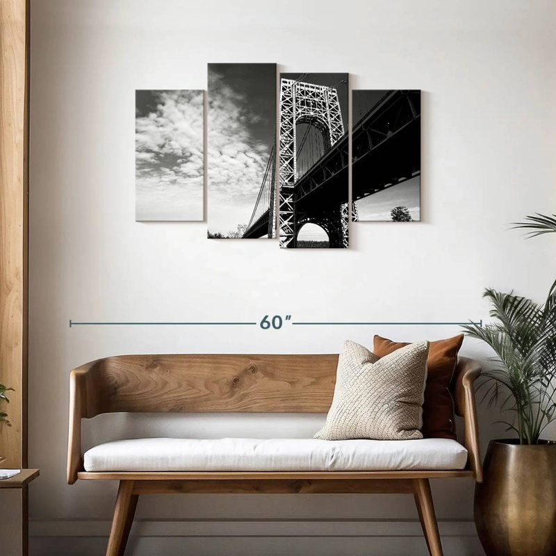 Lilie George Washington Bridge BW, 27'' H x 43'' W