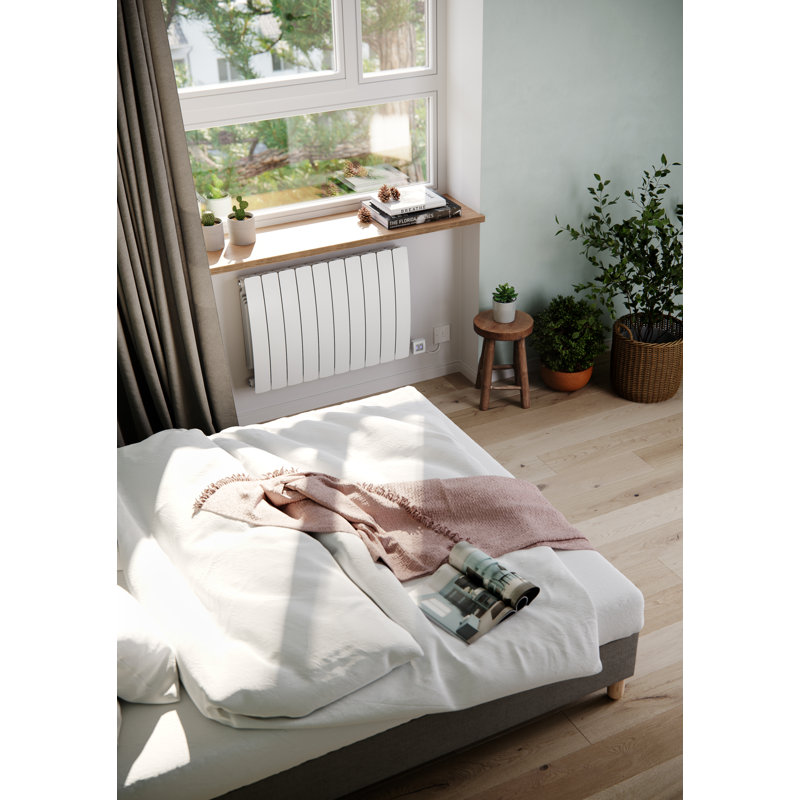 Camber Horizontal Flat Panel Radiator, White
