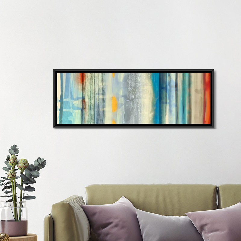 "Streaks" par Edward Selkirk, impression sur toile tendue, H 16 po x l 48 po x P 1,5 po, Toile tendue
