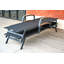 Aluminum Sling & Teak Tribeca Stacking Chaise Lounge-429714995