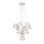 Pacha 10-Light Chandelier in White Cashmere by Breegan Jane