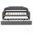 Upholstery Daybed with Trundle and USB Charging Design