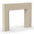 Fluted Cast Stone Fireplace Surround with Standard Hearth-103717251-103717250