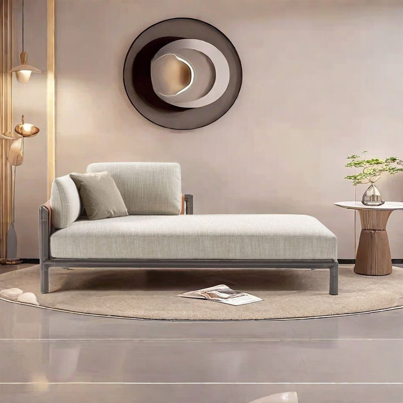 Comfortable Fabric Chaise Lounge