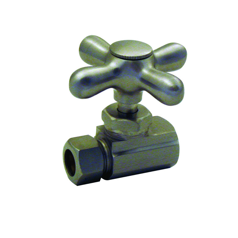IPS Straight Stop, Satin Nickel